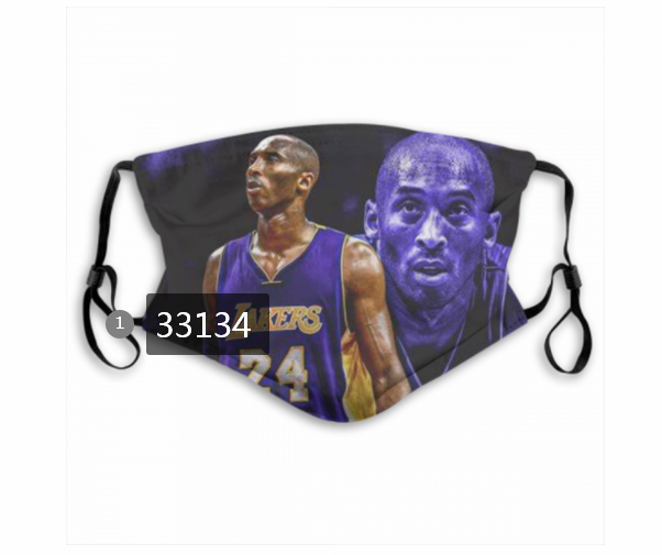 2021 NBA Los Angeles Lakers #24 kobe bryant 33134 Dust mask with filter